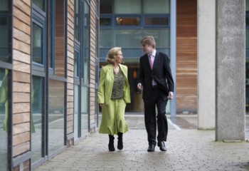 Gertie Doyle, wife of the late Vincent Doyle and Award winner Craig Hughes.