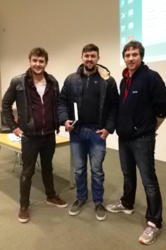UL Sabbatical Officers, L-R : Mike Forde, Tommy Bolger, Shane McCormack