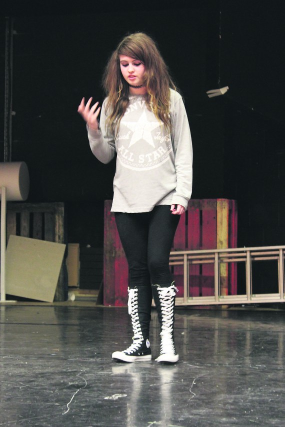 UL Drama Society’s Ciara O'Mara monologues on stage