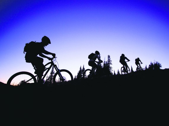 mountain biking