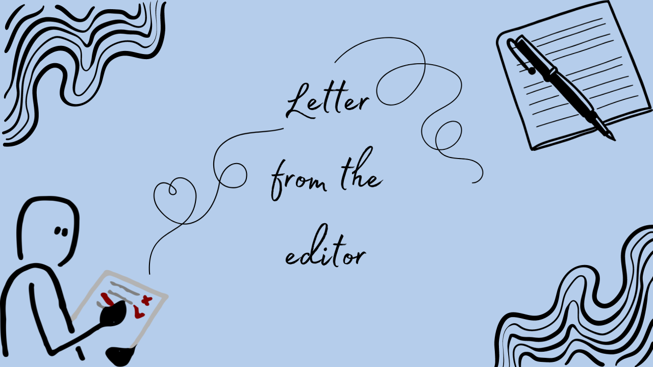 A letter from the editor